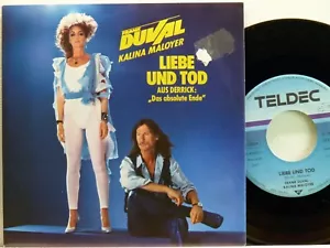 Frank Duval/Kalina Maloyer -Liebe und Tod (aus"Derrick") D-1986 Teldec 6.14558 - Bild 1 von 2