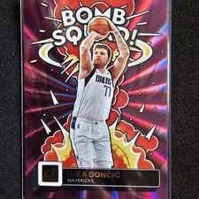 2022-23 Panini Donruss Bomb Squad LUKA DONCIC Purple Lazer /99 #6 NBA Mavericks