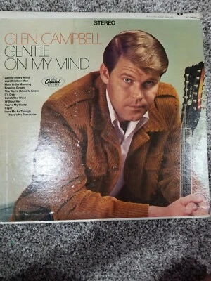 Glen Campbell Gentle On My Mind 12" LP Vinyl Record Album - Image 1 of 4