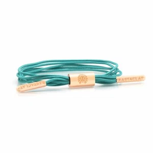 RASTACLAT Women's Lucy Aqua Multi Lace Miniclat Wristband Bracelet Jewelry NEW - Picture 1 of 1