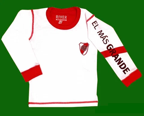 RIVER PLATE Football CHILDREN'S PAJAMAS Autumn-Winter Season sizes 12, 14 and 16 Cover