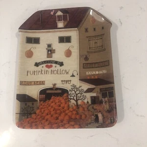 CHARLES WYSOCKI'S “Pumpkin Hollow” COUNTRY HEARTLAND Collector Plate Bradford - Picture 1 of 4