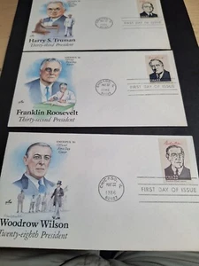 US PRESIDENTS FULL COLOR ARTCRAFT CACHETS - 15 DIFF COVERS - 1986 - FDC UNADDR - Picture 1 of 5