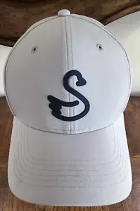 Cappello Swannies Golf Snap Back Grigio Chiaro con Floreale Bill Regolabile Berretto Donna - Foto 1 di 5