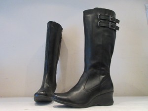 Las mejores ofertas en Cuña Botas de Mujer a Media Pierna Con Cuero  Superior | eBay
