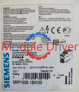 NEU Siemens 3RP1505-1BW30 3RP1 505-1BW30 Zeitrelais - Bild 1 von 1