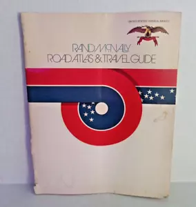 Vintage 1976 Rand McNally Road Atlas & Travel Guide USA/CANADA/MEXICO - Picture 1 of 14