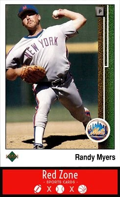 1989 Upper Deck - #634 Randy Myers NM Set Break. - Image 1 of 2