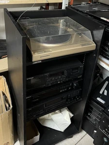 impianto audio completo con giradischi,lettore cd,stereo,lettore cassette+vinili - Foto 1 di 8
