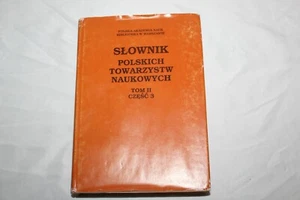 Slownik Polskich towarzystw Naukowych Dictionary of Polish Scientific Societies  - Bild 1 von 4