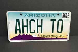 Arizona Vanity License Plate - AHCH TO (STAR WARS… Jedi Order Birthplace) - Picture 1 of 24