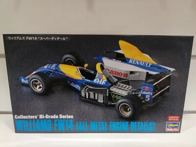 Williams fw14 parti in metallo 1-24 Hasegawa Formula 1 Mansell Patrese kit 51049 - Immagine 1 di 2