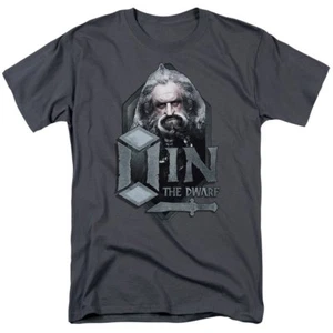Trevco Men's Hobbit Short Sleeve T-Shirt, Oin Charcoal, Medium - Picture 1 of 1