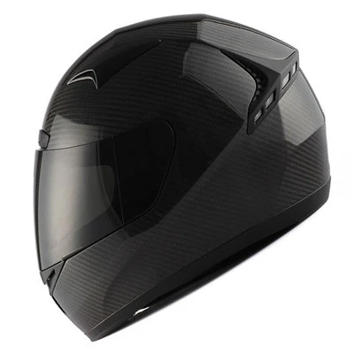 NUEVO Casco Completo Original de Fibra de Carbono Real 1Storm Motocicleta DOT Negro S-XXL Foto 1 de 3