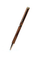Bocote Handmade Slimline Exotic Wood Replaceable Cartridge Everlasting Pen