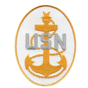 U.S. Navy Senior Chief Crest Back Patch - Picture 1 of 6