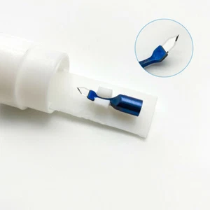 Sapphire Clear Cornea Blades Knife Head Ophthalmic Surgical Eyelid Scalpel Tools - Picture 1 of 21