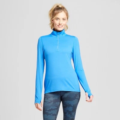 Pullover para mujer Run 1/2 cremallera nuevo con etiquetas - C9 Champion Groove azul XXL Foto 1 de 4