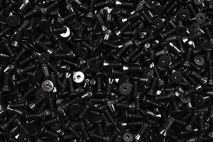 (250) Flat Socket Head 8-32 x 1/2 Machine Screw Allen Plain Black #8 - Picture 1 of 1