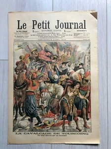 LE PETIT JOURNAL 1906 La Cavalcade de TOURCOING Char detruit par un Incendie - Picture 1 of 2