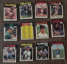 O-PEE-CHEE Canadian Baseball Team Sets. *Pick you favourite Team* 1986-87-88-89