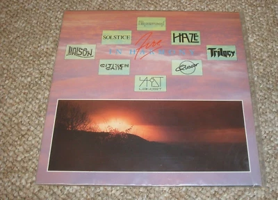 Fire in Harmony 1985 Prog Rock Vinyl LP Record NEW. Pendragon, Solstice, Haze - Image 1 of 2