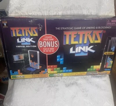 Tetris Link w/ Bonus Travel Edition Techno Source Complete in Box  - Image 1 of 4