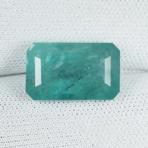 5.15 ct RARE HUGE " GREEN BLUE - NATURAL GRANDIDIERITE Octagon See Vdo 4031  DL - Picture 1 of 2