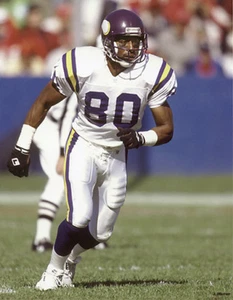 CHRIS CARTER 1991 MINNESOTA VIKINGS 8X10 PHOTO - Bild 1 von 1