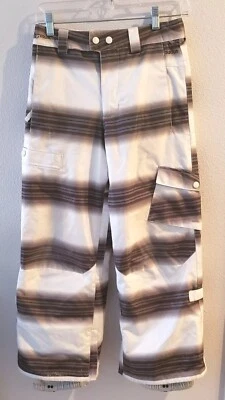 Pantalones de Snowboard Burton Dryride Niñas 10/12 Rayas The White Collection Foto 1 de 4