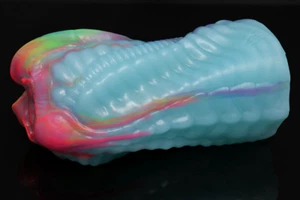 NEW Bad Dragon ELLEN Fantasy Silicone Stroker Toy UV GLOW Masturbation Sleeve - Picture 1 of 9