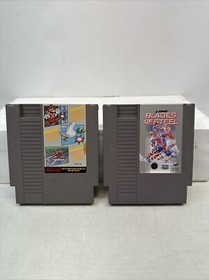 Super Mario Bros Duck Hunt Clase Mundial Track Blades Of Steel Nintendo NES Probado