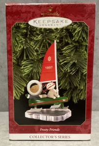 Hallmark 1997 Keepsake Ornament Frosty Friends Serie 18. in Serie - Bild 1 von 3