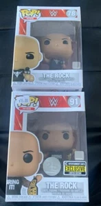 WWE FUNKO The Rock Pop Lot  #91 & #78 - Picture 1 of 3