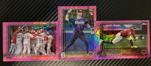2025 Topps Series 1 Pink Holo Foil Insert Complete Your Set, Pick Your Cards - Picture 1 of 1