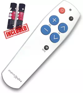 Memo24 Big Button TV Remote Control Replacement, Ideal for Elderly and Seniors. - Picture 1 of 7