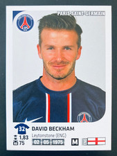 2012-13 Panini Foot Mercato Hivernal David Beckham Paris St-Germain sticker