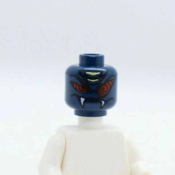 CABEZA - Serpiente alienígena con colmillos ojos de serpiente rojos Rattla Ninjago LEGO® pieza de minifigura Foto 1 de 1