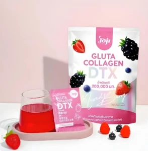 5X GLUTA COLLAGEN SECRET YOUNG SKIN AURA DTX TOXINS MIXED BERRY200,000MG JOJI - Picture 1 of 12