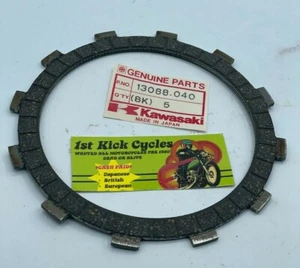 NUEVO DE LOTE ANTIGUO Kawasaki 13088-040 79-80 KZ1000 KZ750 80-84 KZ550 PIEZA PLACA DE FRICCIÓN FABRICANTE DE EQUIPOS ORIGINALES - Imagen 1 de 2