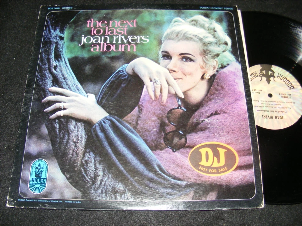The Next To Last JOAN RIVERS Album LP BUDDAH Records c. 1969 with Advance Stickr - Image 1 of 1