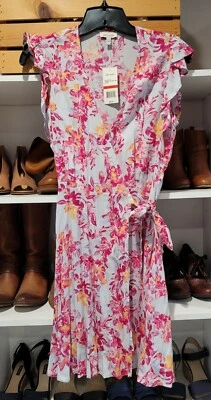 Vestido Ella Moss Bohemio Rhopsody Como Nuevo Jessie Floral Envolvente Talla XS Nuevo Con Etiquetas  Foto 1 de 4
