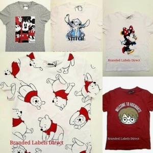 DAMEN CHARAKTER DISNEY T-SHIRTS TOP PRIMARK KURZARM DAMEN FREIZEIT MÄDCHEN TOP - Bild 1 von 7