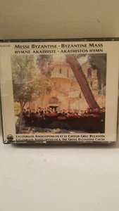 BYZANTINE MASS Angelopoulos/Greek Byzantine Choir 2 CD 1993 Playasound French EX - Picture 1 of 5