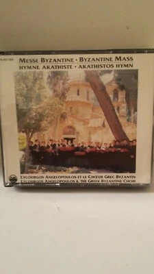 BYZANTINE MASS Angelopoulos/Greek Byzantine Choir 2 CD 1993 Playasound French EX - Image 1 of 4