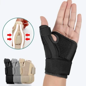 Thumb Spica Support Strap Brace Splint De Quervains Tendonitis Sprain Arthritis - Picture 1 of 16