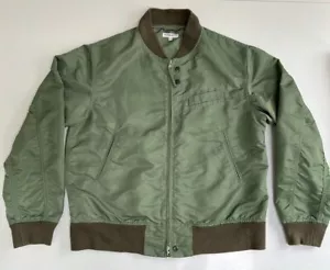 Engineered Garments Aviator Jacket (Olive Flight Sateen) - L RRP £379 - Picture 1 of 7