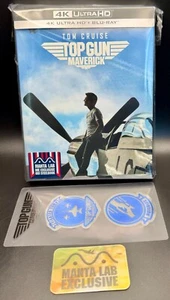 TOP GUN MAVERICK MANTA LAB  4K UHD BLURAY FULLSLIP STEELBOOK *NEW & SEALED!* - Bild 1 von 24