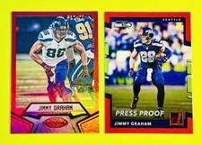 2X JIMMY GRAHAM INSERTS - 2016 CERTIFIED RED /99 & 2017 DONRUSS PRESS PROOF RED