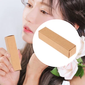 50 Pezzi Balsamo Labbra Confezione Box Scatole per Fare Rossetto Avvolgente Kraft - Foto 1 di 12